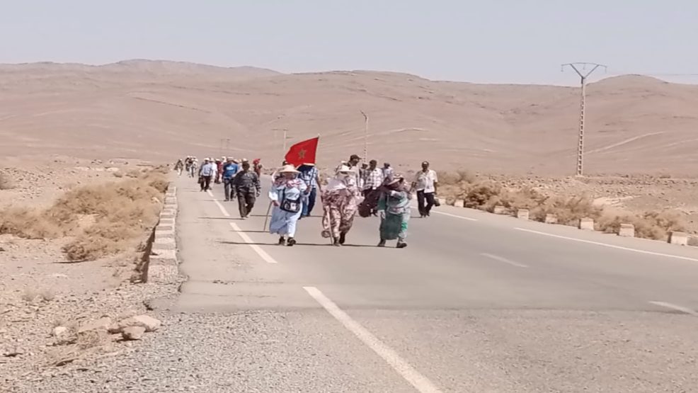 الجفاف يخرج ساكنة قدوسة جماعة وادي انعام للاحتجاج