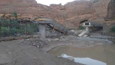 انهيار قنطرة لم يمر انجازها شهر .. يسائل الجدية بإقليم الرشيدية ؟