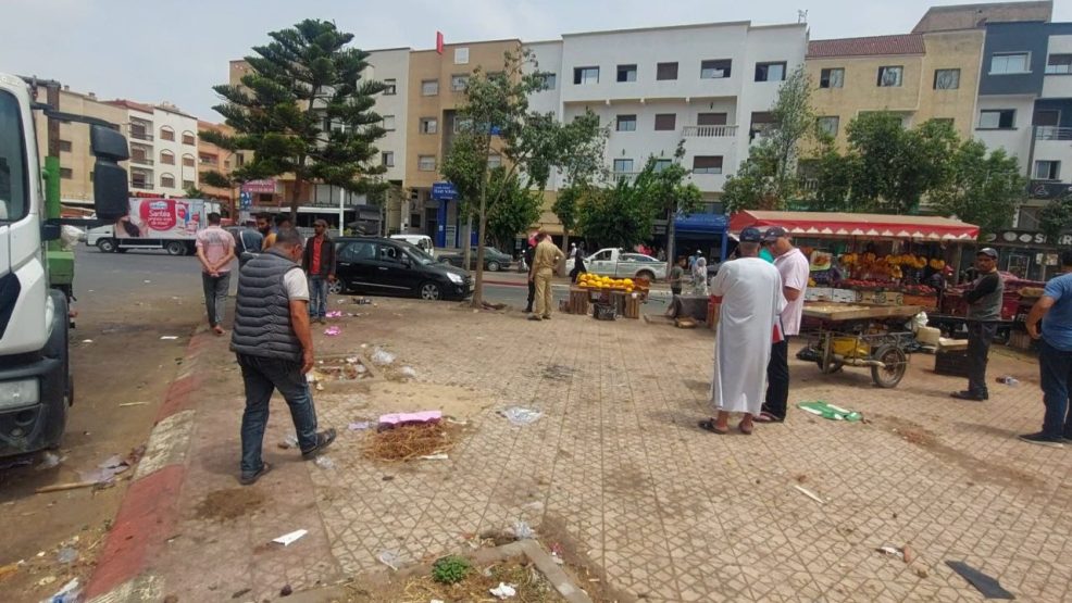 السلطة المحلية لمدينة حد السوالم تشن حملة لتحرير الملك العمومي