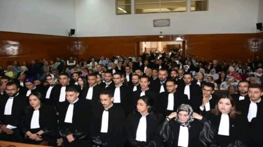 المحامون المتمرنون الجدد بهيئة أكادير يؤدون القسم القانوني