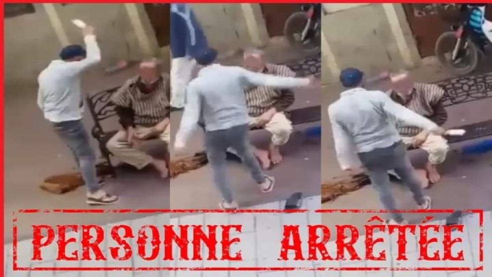 توقيف شخص بمدينة العرائش متورط في الضرب و التعنيف ضد رجل مسن