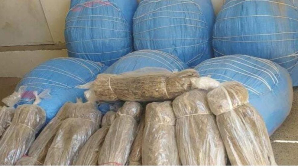 بوجدور الامن يوقف سيارة محملة بكمية مهمة من القنب الهندي