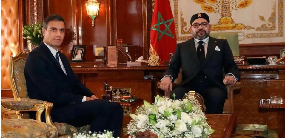 برقية تهنئة من الملك إلى بيدرو سانشيز رئيس الحكومة الاسبانية