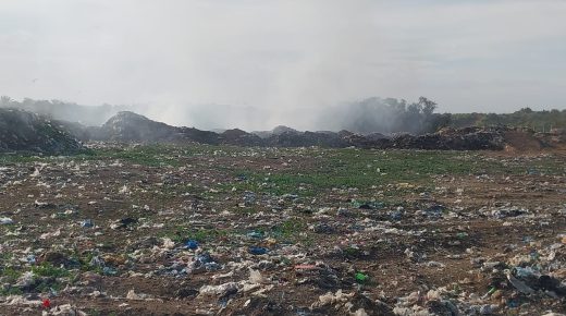 مطرح النفايات العشوائي بجماعة سيدي علي بن حمدوش دائرة ازمور إقليم الجديدة !!