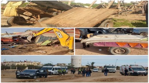 حجز العديد من العربات المجرورة بالدواب في حملة للسلطات المحلية بسيدي بنور