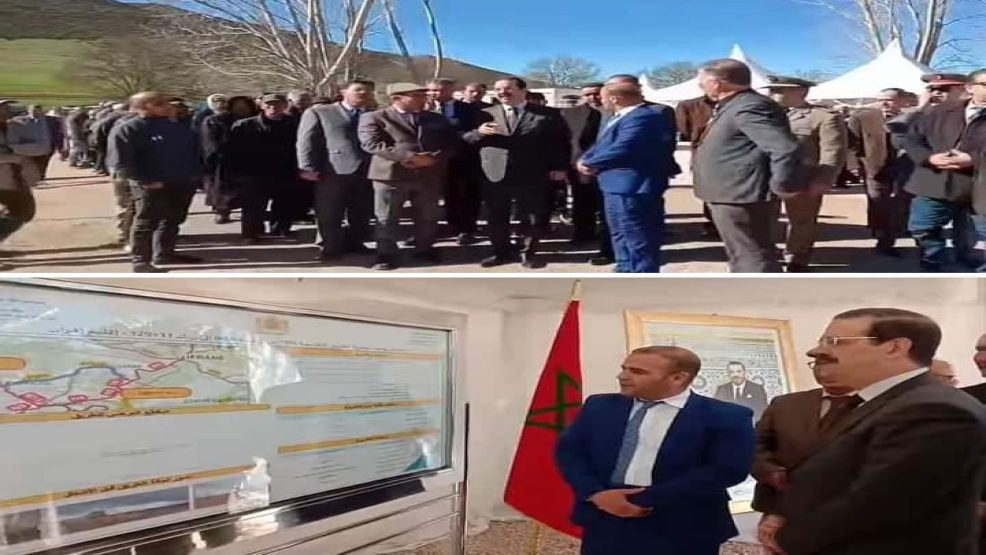 اقليم افران : توسيع طريق إقليمي هي خطوة نحو مستقبل مزدهر