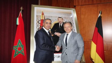 استقبال المدير العام للأمن الوطني لرئيس المكتب الفيدرالي للشرطة الجنائية بألمانيا