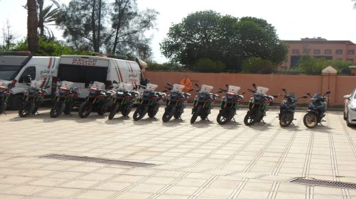 ولاية أمن مراكش تتوصل بأسطول جديد من سيارات ودراجات نارية مجهزة باحدث التجهيزات التقنية