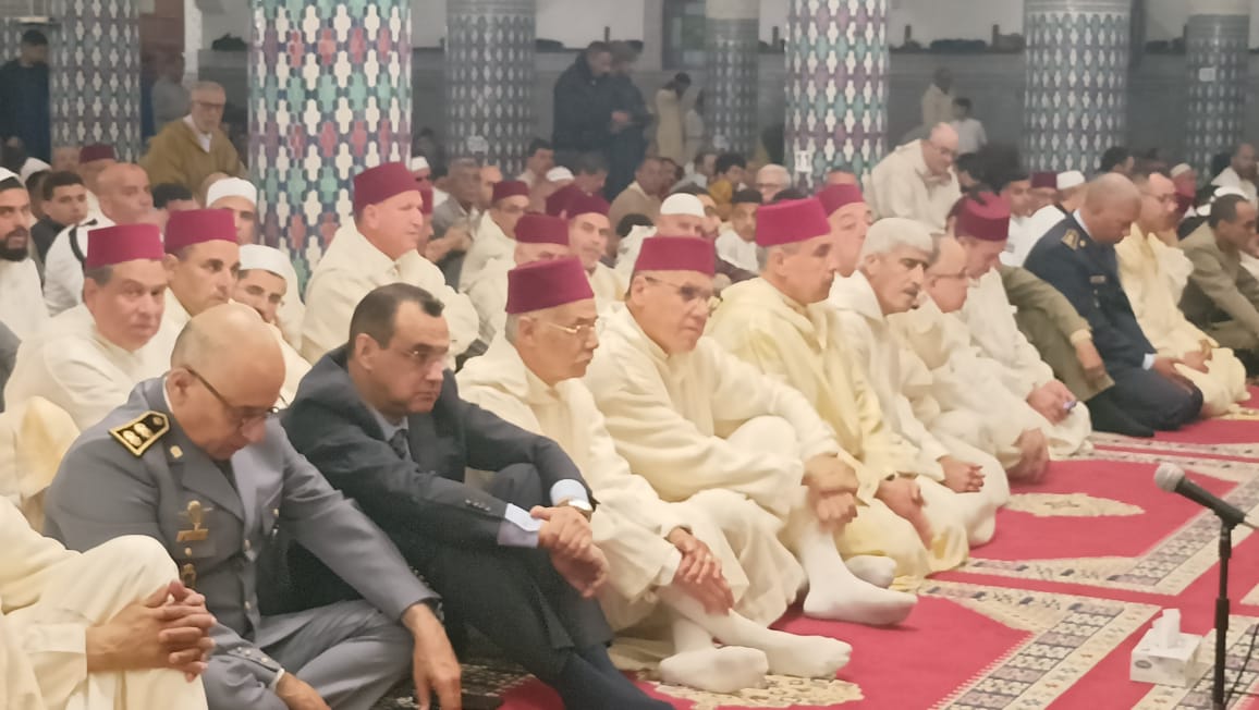 الجديدة: ترأس محمد سمير الخمليشي مراسيم احياء ليلة القدر بمسجد الامام علي