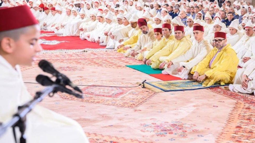 أمير المؤمنين يترأس بمسجد الحسن الثاني بالدار البيضاء حفلا دينيا إحياء لليلة القدر المباركة