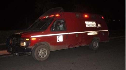 حادث.ة سير مروع.ة ترسل سائق دراجة نارية ثلاثية العجلات إلى المستشفى بواحة سيدي ابراهيم ضواحي مراكش