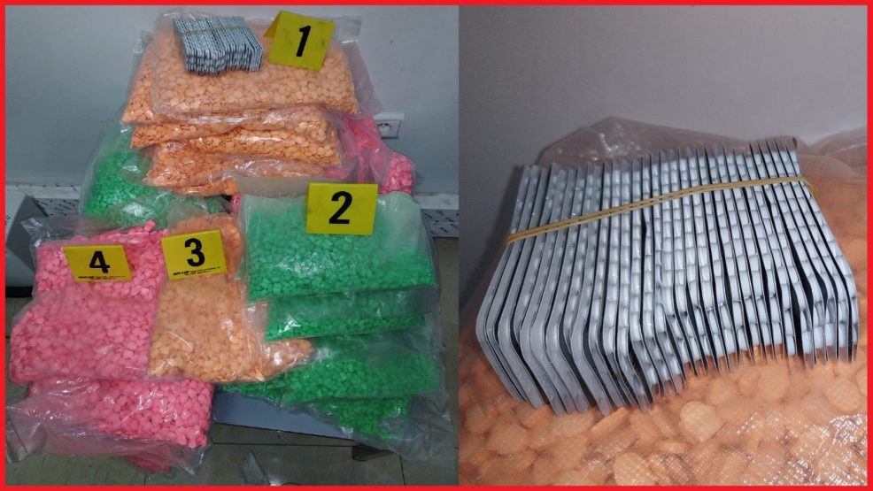 جمارك بني انصار بالناظور تحبط محاولة تهريب كمية كبيرة من الاقراص المهلوسة