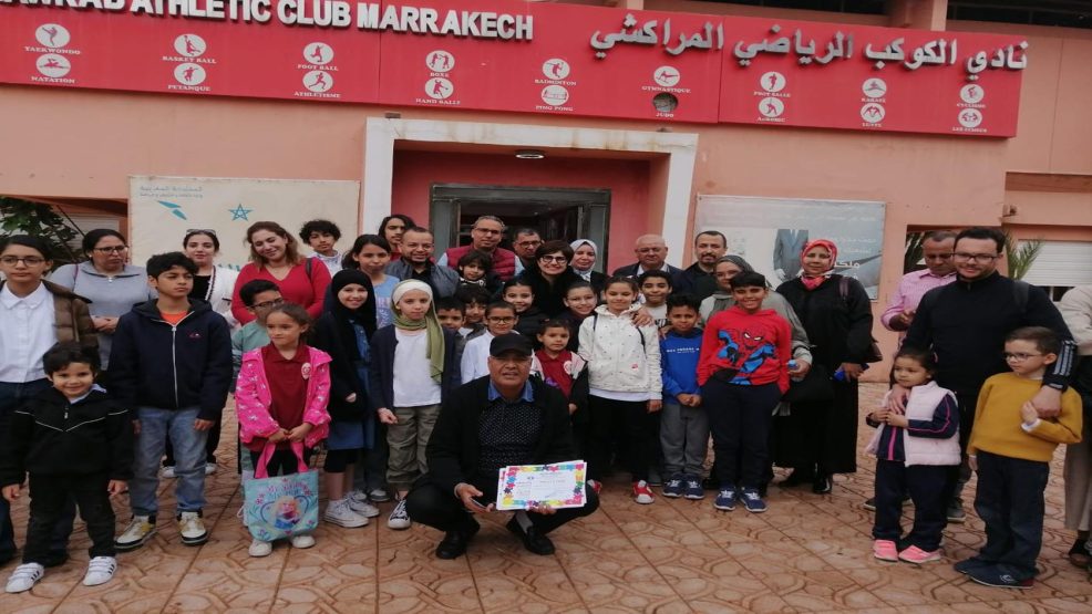 بشرى القادري رئيسة اللجنة المؤقتة للجامعة الملكية المغربية للشطرنج في زيارة رسمية لنادي الكوكب المراكشي