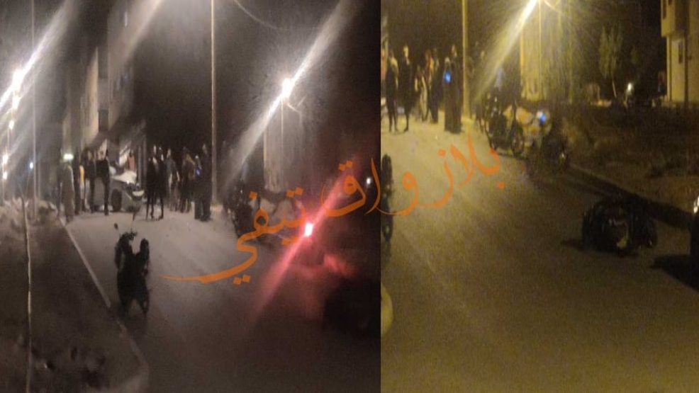 وجدة: حادثة سير خطيرة بين سيارة خفيفة ودراجة من نوع TMAX