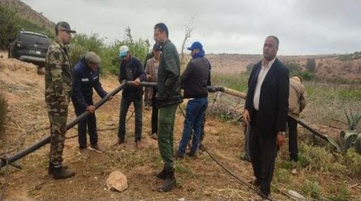 السلطات المحلية باولاد افرج وسيدي علي بنيوسف  تتفاعل مع مانشرته جريدة بلازواق حول السقي العشوائي من مياه نهر أم الربيع