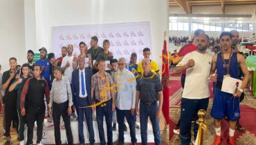 أكادير .. البطل الوجدي محمد لمبرع يفوز بلقب بطولة المغرب من قلب أكادير في وزن 54kg كبار