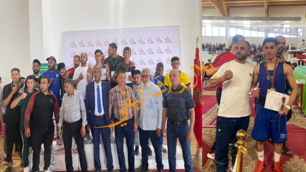 أكادير .. البطل الوجدي محمد لمبرع يفوز بلقب بطولة المغرب من قلب أكادير في وزن 54kg كبار