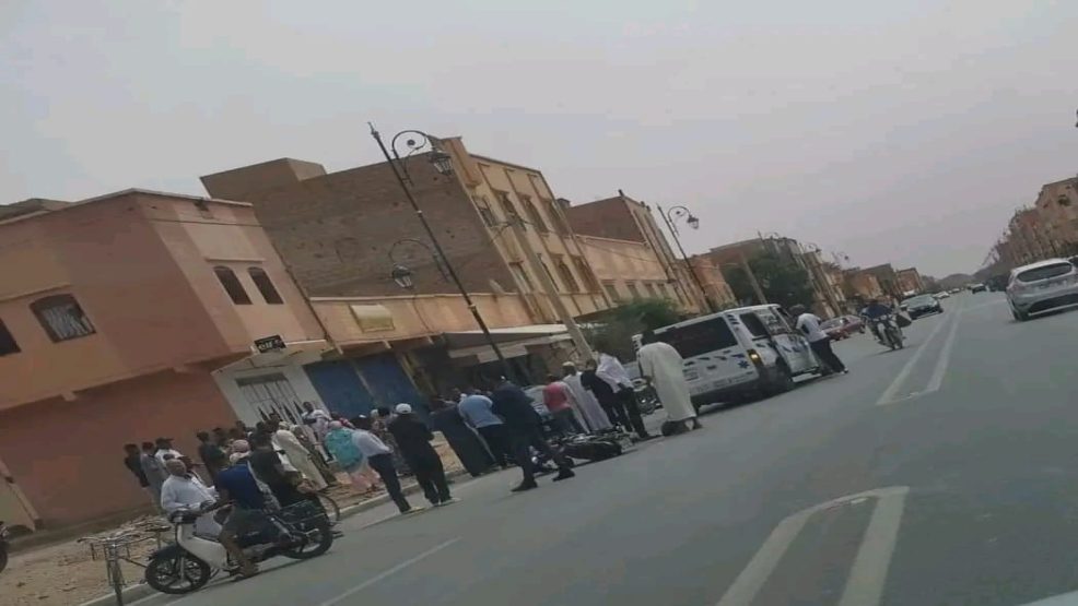 ارتفاع مقلق في عدد حوادث السير في شارع الرئيسي لمدينة تنجداد
