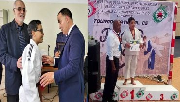 وجدة.. البطل نزار كنفودي يفوز بميدالية ذهبية في دوري لالة خديجة، الذي نظمته عصبة الشرق للجيدو.