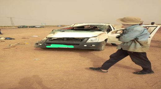 بودنيب اقليم الراشدية ..انقلاب سيارة فلاحية يخلف 18 جريح