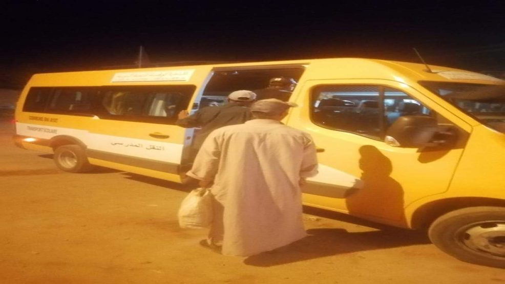 مسيرة العطش مشيا على الاقدام من جماعة زاوية أحنصال تنتهي بأفورار