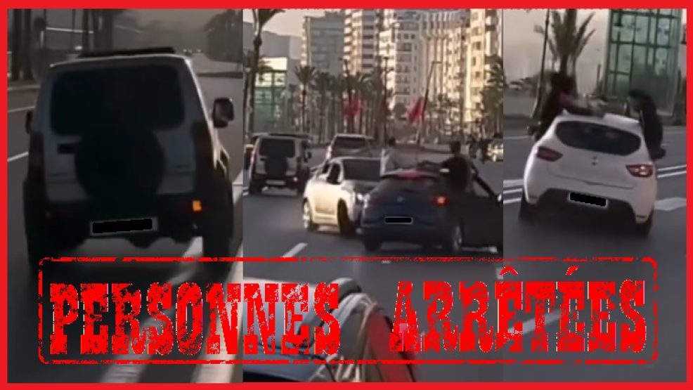طنجة ..السياقة الاستعراضية بالشارع العام تؤدي الى توقيف 5 اشخاص بعد ظهورهم في شريط فيديو