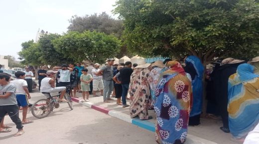 ميراللفت اقليم سيدي افني .. العطش يخرج نساء للاحتجاج