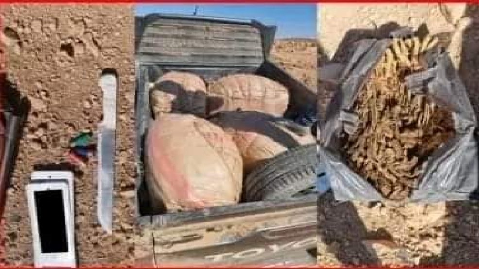 قلعة السراغنة ..توقيف شرطي متورط في حيازة وتهريب 10 كلغ من الشيرا و109 غرام كوكايين