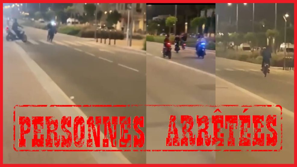 اكادير..الامن يوقف 4شباب بسبب السياقة الاستعراضية للدراجات النارية