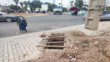مكناس ..خطر محدق بالراجلين على مستوى مدارة مرجان