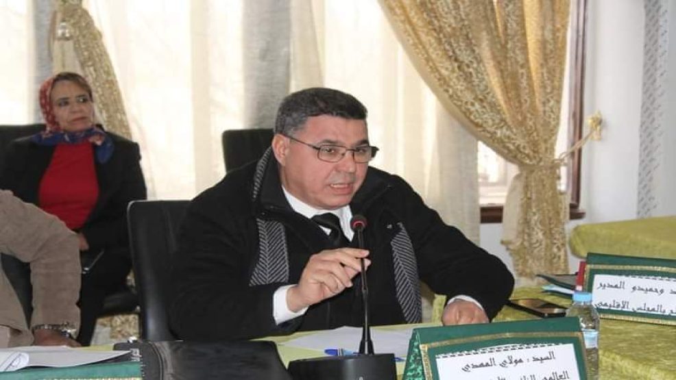 البرلماني عن إقليم الراشيدية مولاي المهدي العالوي يثور في وجه وزير التجهيز والنقل ويفضح الغش في البنية التحتية بإلاقليم