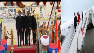 الرباط.. الملك محمد السادس يستقبل الرئيس الفرنسي إيمانويل ماكرون في مطار الرباط – سلا