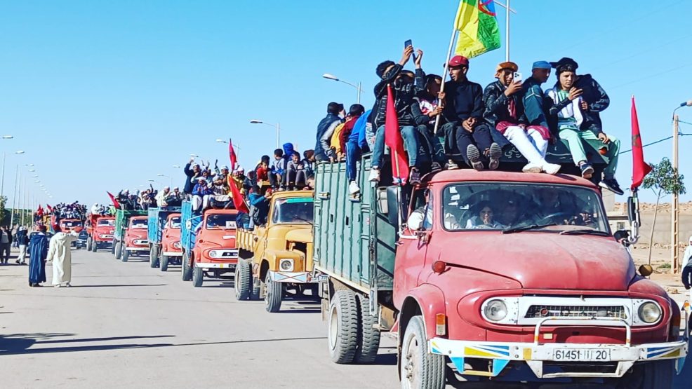 تالسينت جماعة بوشاون .. إحتفاءا بالمسيرة الخضراء: لوحة فنية زاهية من التراث والثقافة المغربية