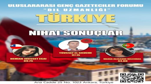 الإعلامي يوسف الكوش من الرشيدية يتوج بالمرتبة الأولى في الملتقى الدولي للإعلاميين الشباب بأنقرة