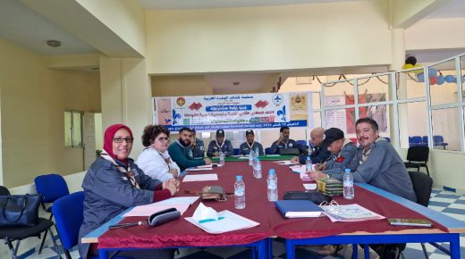 سيدي بنور ..القيادة العامة لمنظمة الكشاف الوحدة العربية تنظم لقاء وطني بمركز في خدمة الشباب