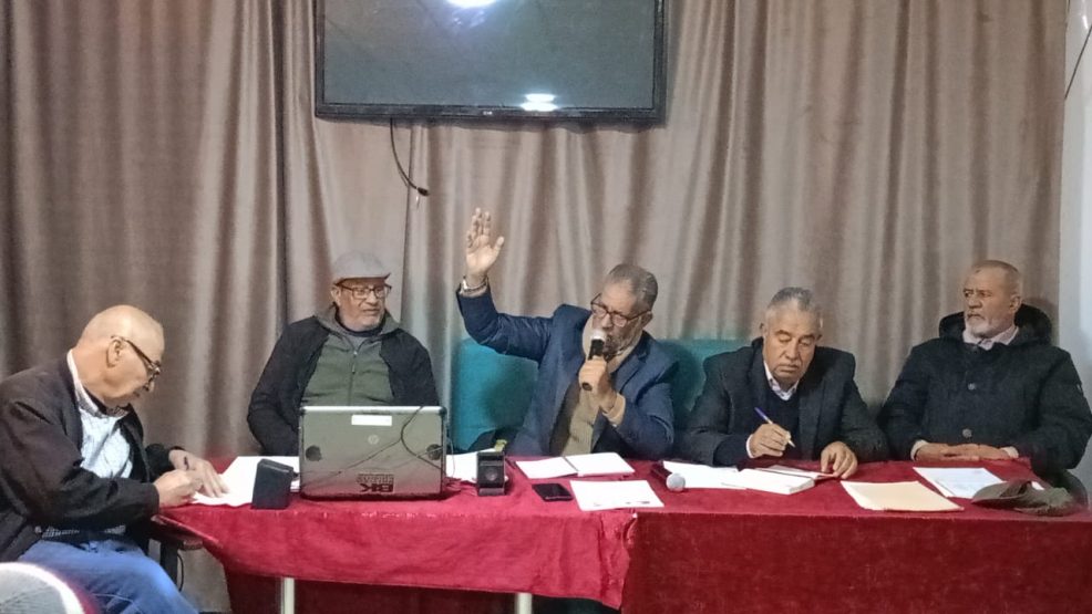 الزميل يحيى هورير على رأس المكتب الإقليمي لهيئة المتقاعدين المدنيين ودوي الحقوق بجرادة