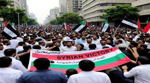 السوريون يحتفلون بجمعة النصر