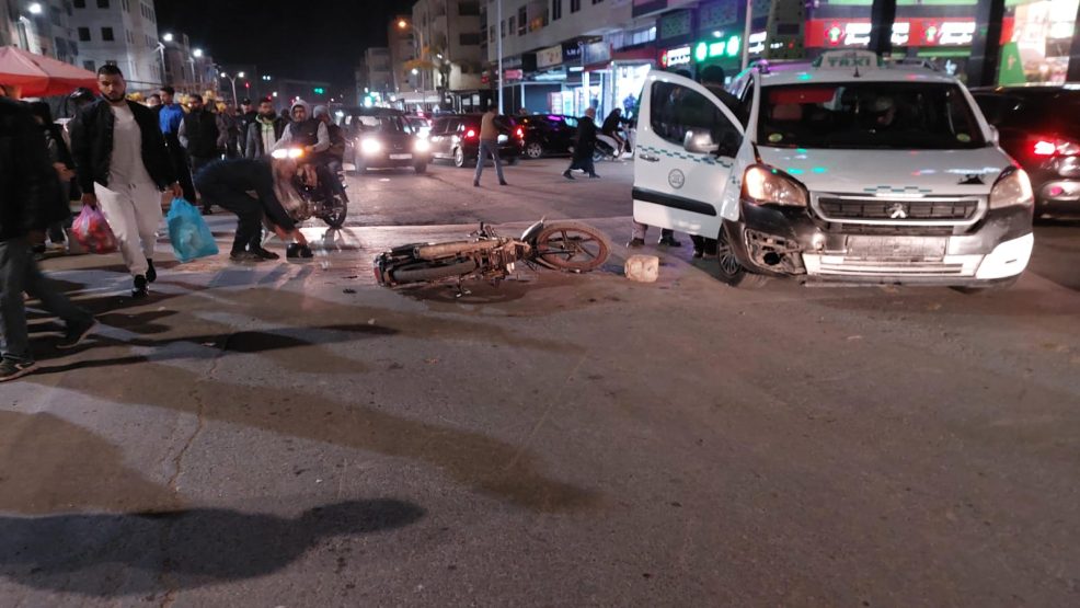 مركز حد السوالم ..إصابة شخصين في حادثة سير