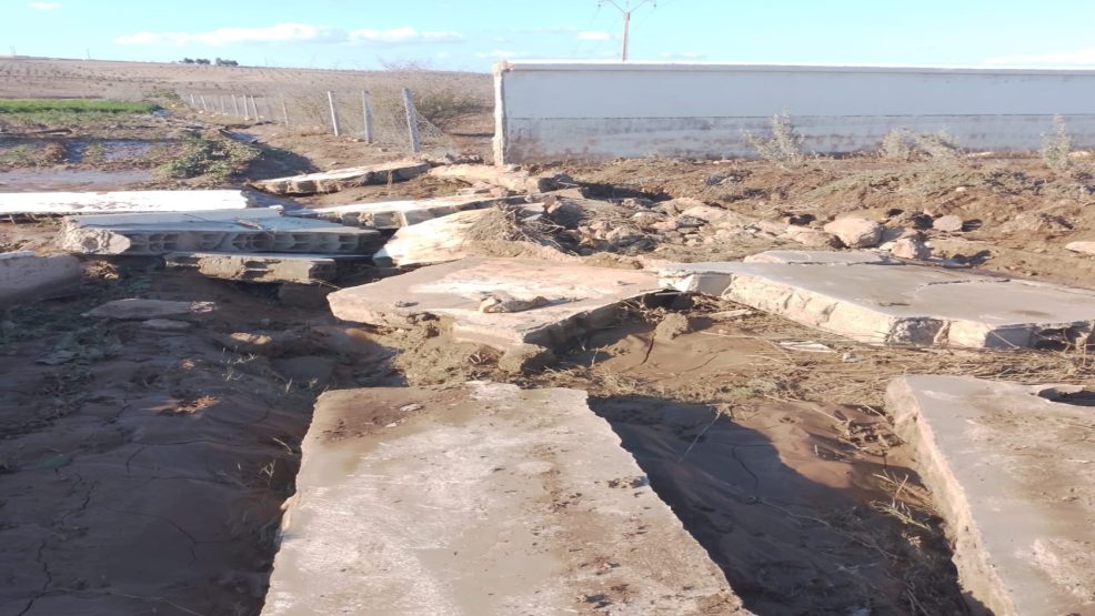 الحالة المزرية التي اصبحت عليها الثانوية الإعدادية محمود الدرويش بجماعة مسكالة إقليم الصويرة بسبب الفيضانات الأخيرة