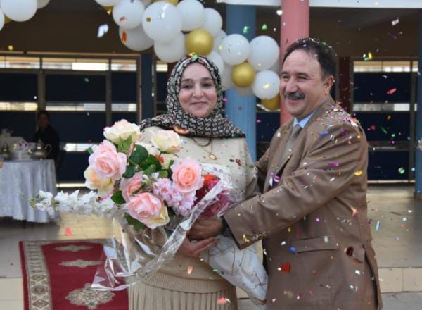 تيفلت..ثانوية وادي الذهب تودع مديرها محمدي النحلي بحفل بهيج