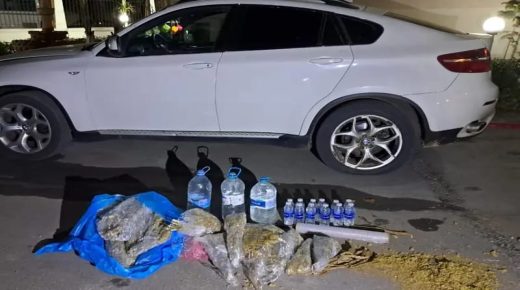 برشيد ..ضربة جديدة لتجار السموم وحجز سيارة فارهة محملة بالمخدرات
