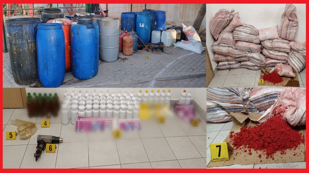 امن ايت ملول اكادير يوقف 4 اشخاص متورطين في حيازة مواد غير مستوفية لشروط السلامة الصحية