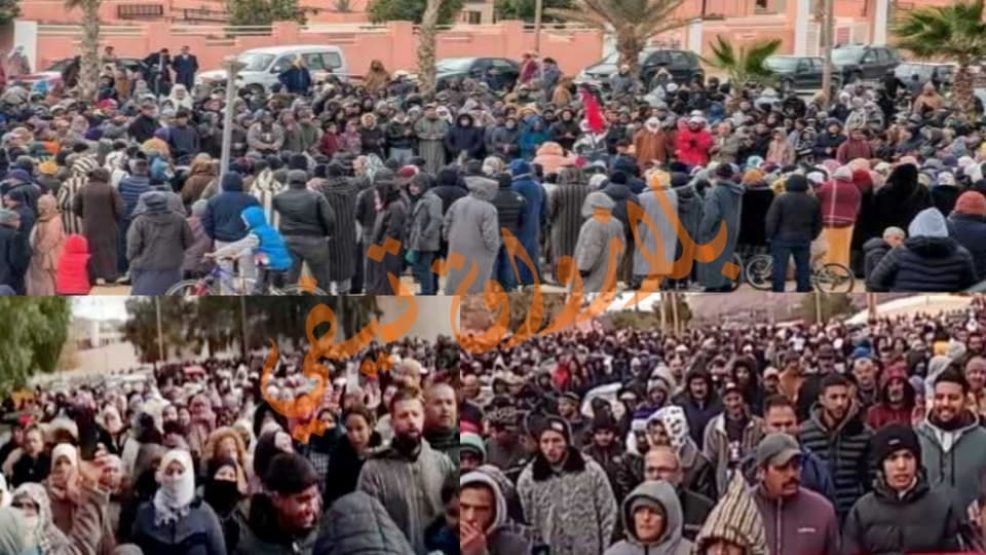 جرادة .. احتجاجات من قبل السكان ضد الشركة الإقليمية للماء والكهرباء، التي تفرض بدورها قوانينها