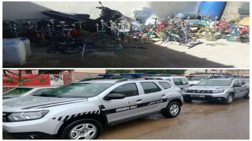 برشيد..حملة أمنية مكثفة تُسفر عن توقيف مبحوث عنهم وحجز مواد محظورة