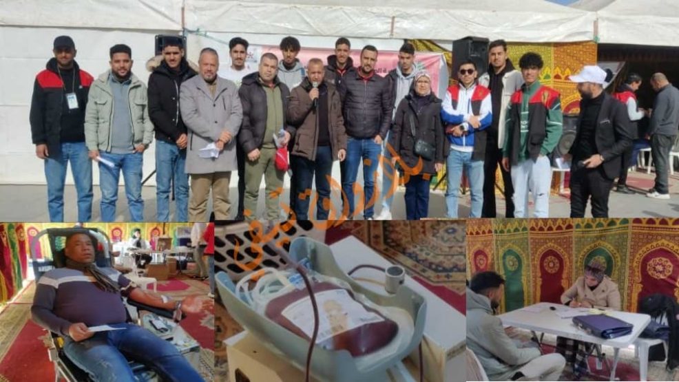 وجدة .. جمعيات مهنية وتجارية تنظم حملة التبرع بالدم استجابة لنداء الإنسانية في ظل الخصاص المهول