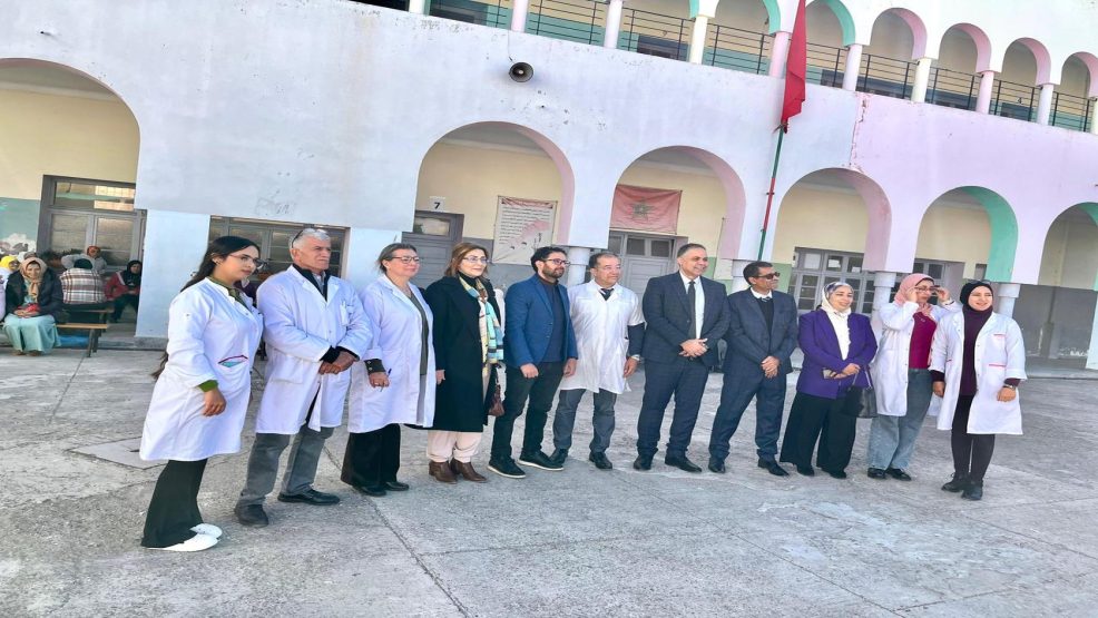 لقاء تواصلي بالمديرية الإقليمية للتعليم بالجديدة حول التوعية بمرض الحصبة وزيارة ميدانية لمدرسة لالة أمينة