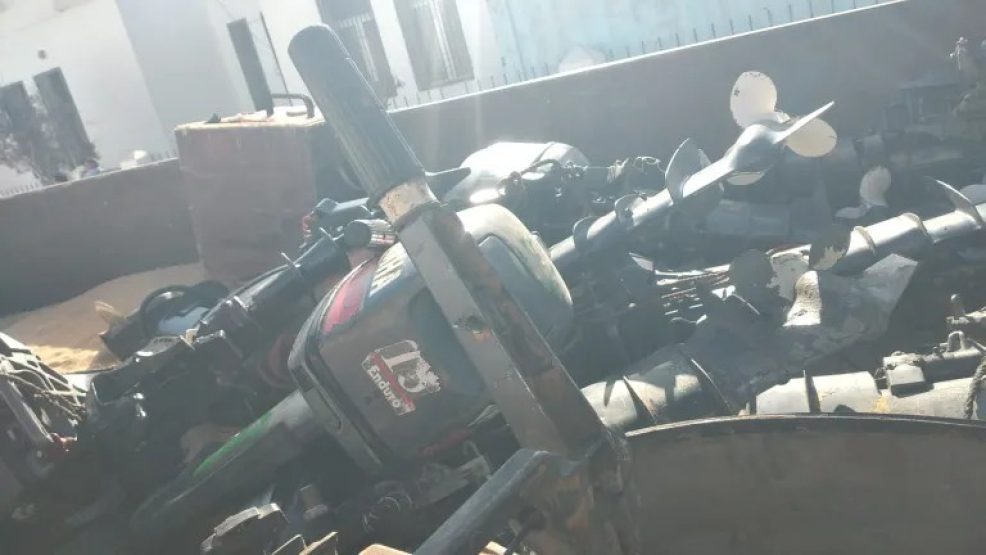 العيون ..حجز عدد مهم من المحركات لشبكة تنشط في صيد خيار البحر بجماعة المرسى