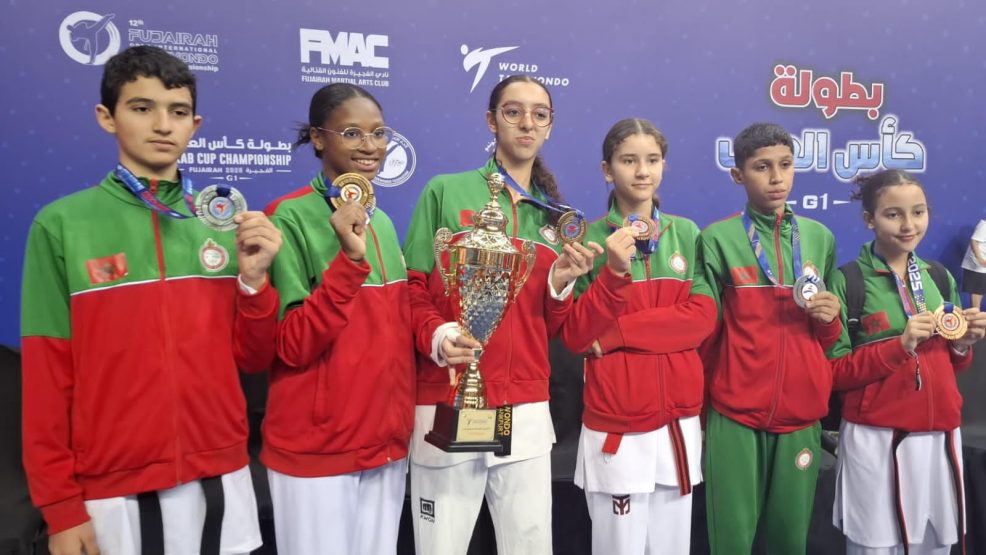 الفجيرة الامارات العربية المتحدة .. المغرب يفوز بثلاثة ميداليات ذهبية و ميدالية فضية واربع ميداليات نحاسية