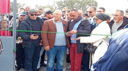 إبن أحمد .. إفتتاح  ملعب  السوسيو رياضي بحي القصبة بعد اعادة تأهيله
