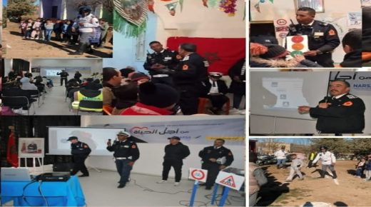 اقليم افران: الوقاية من حوادث السير: قيادة وتنسيق مثالي بين الشرطة والدرك